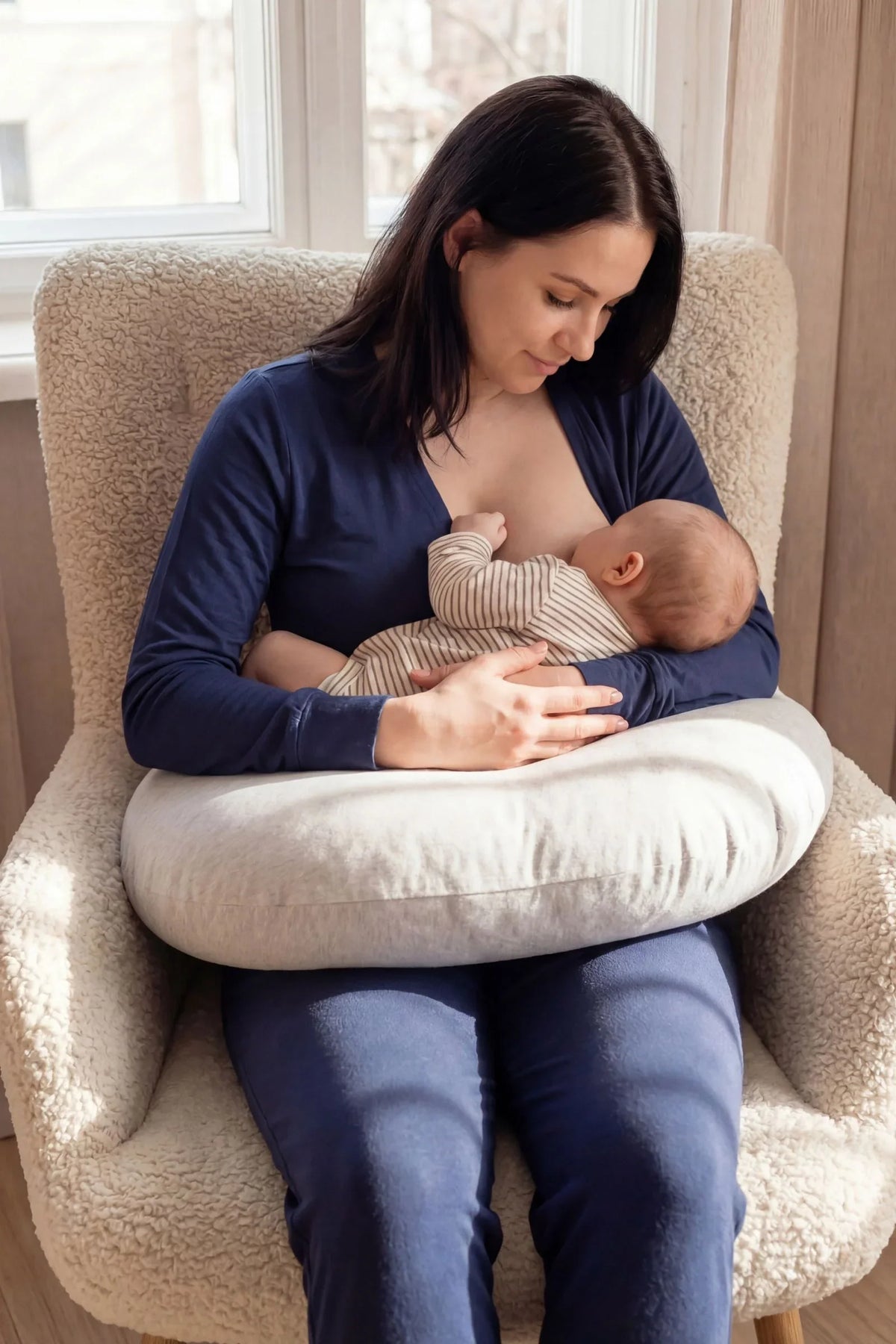 nursing_pillow_gray_cotton_jersey